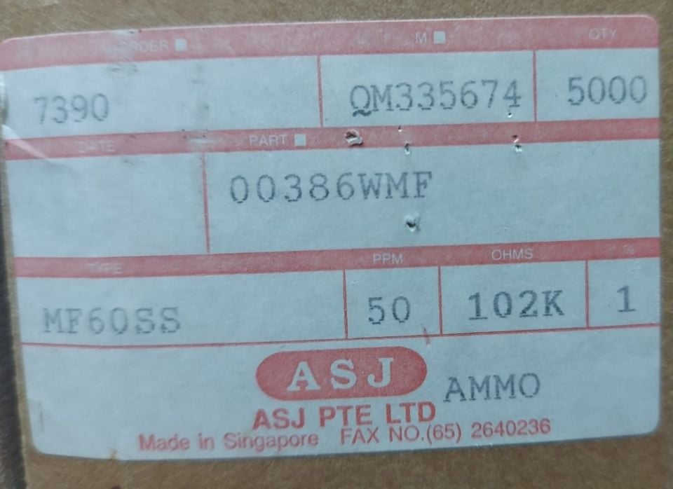 102K 1/4W %1    METAL FİLM DİRENÇ