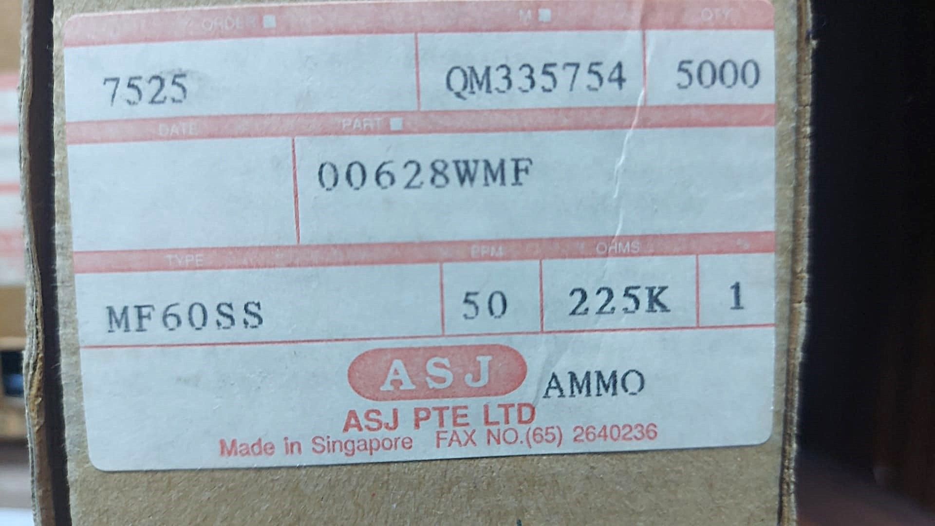 225K 1/4W %1 METAL FİLM DİRENÇ