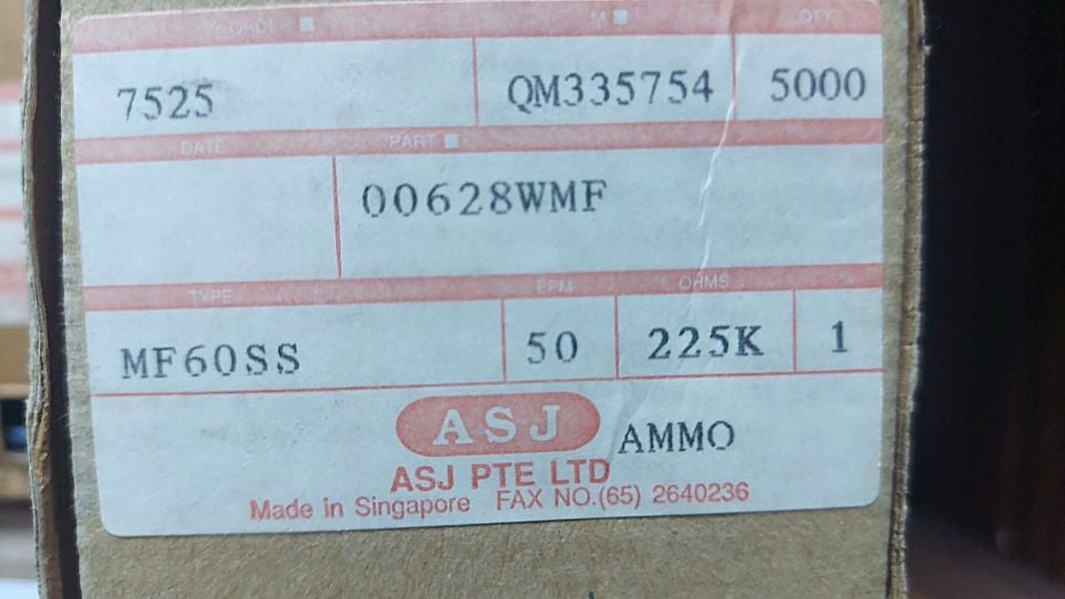 225K 1/4W %1 METAL FİLM DİRENÇ