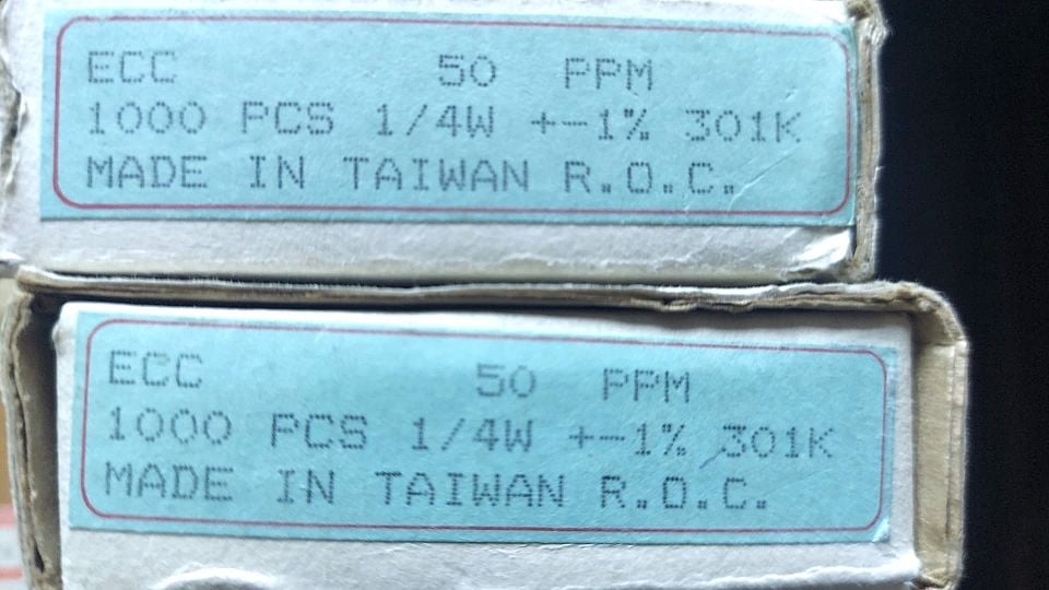 301K 1/4W %1 METAL FİLM DİRENÇ