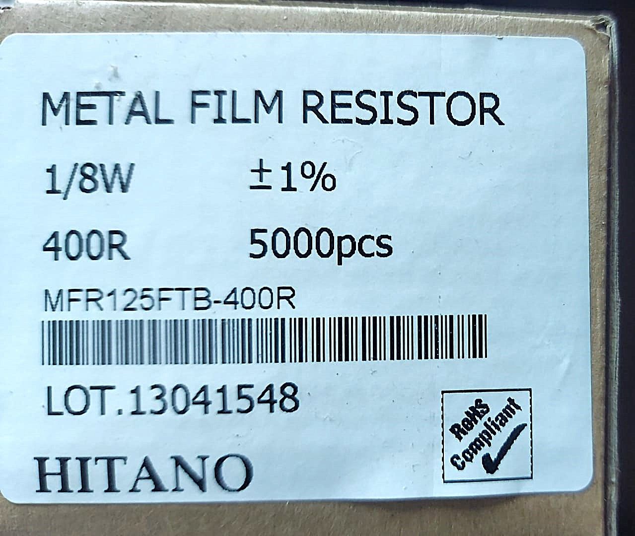 400R 1/8W %1 METAL FİLM DİRENÇ