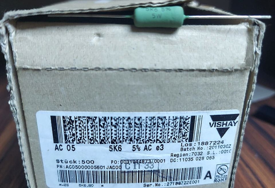 5K6 5W %5 DİRENÇ