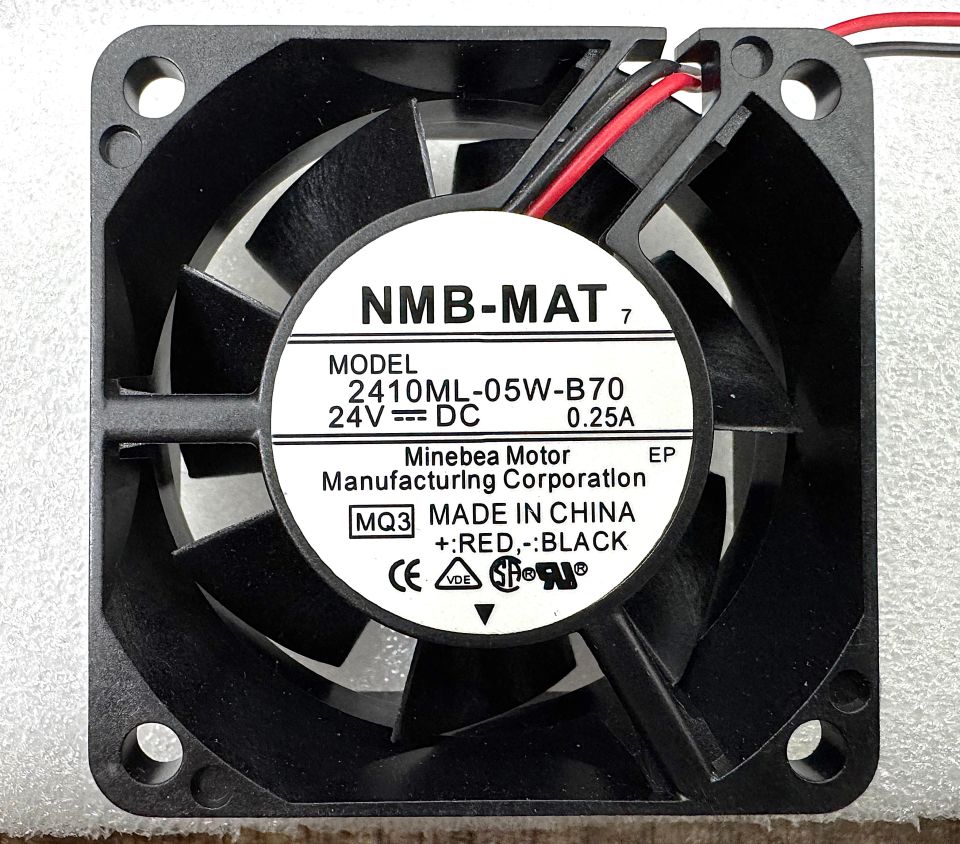 2410ML-05W-B70 60X60X25MM 24VDC 0.25A 2 KABLO FAN NMB-MAT