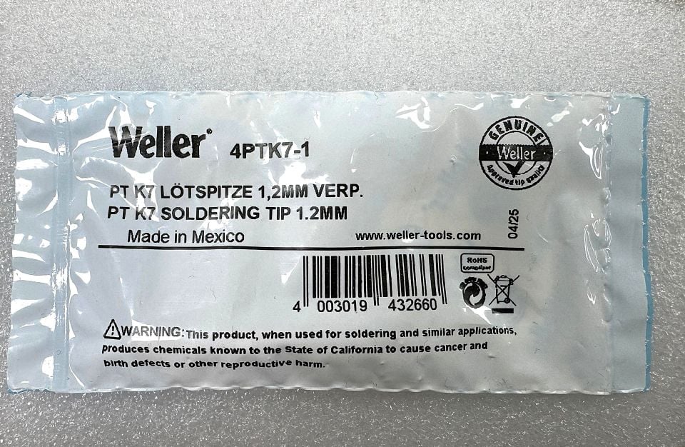 PT-K7 1.2MM WELLER HAVYA UCU