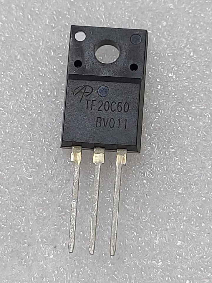 20C60 TF20C60 (AOTF20C60)  20A 600V  TO220FP      C-CH  MOSFET