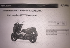 XMAX 250/300 VARYATÖR KİT