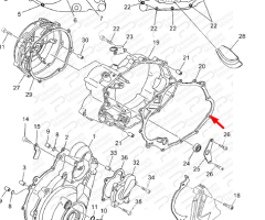 XT660Z TENERE DEBRİYAJ KAPAK CONTASI