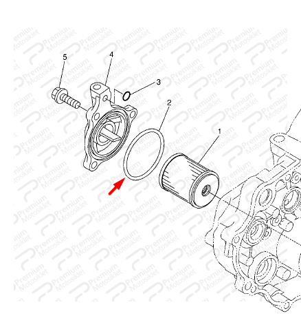 WR250R YAĞ FİTRE KAPAK CONTASI.