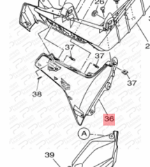 NMAX 125/155 SAĞ MARŞPİYEL MAT MAVİ (2020)