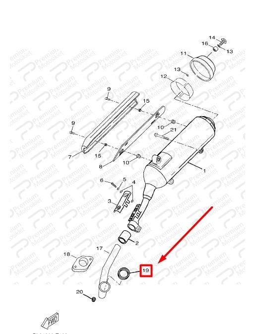 X MAX 125 EGZOZ BOĞAZ CONTASI