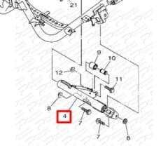 NMAX 125/155 MOTOR BRAKETİ 2016-2020