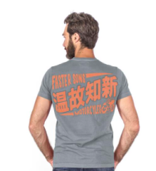 YAMAHA FASTER SONS KANJI TSHIRT GRİ XL