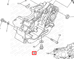 YAĞ BOŞALTMA VİDASI WR250R.