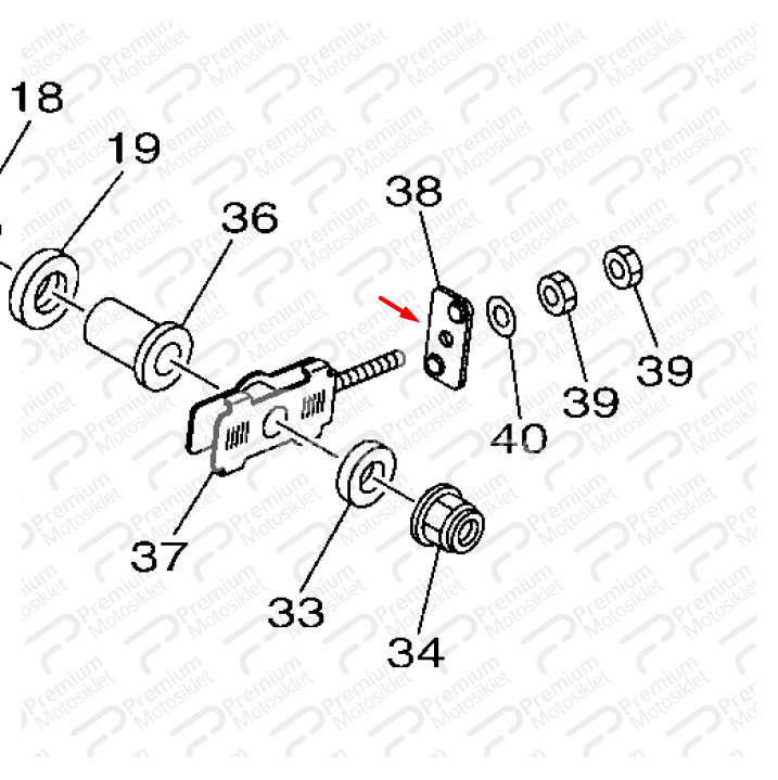 YS 125 ZİNCİR GERGİ KAPAĞI