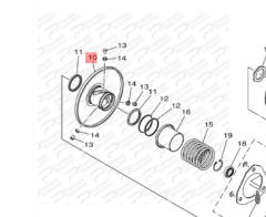 NMAX 125/155 ARKA HAREKETLİ KASNAK 2021-2022