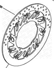 YZF-R1 ÖN SAĞ FREN DİSKİ 2012 - 2015