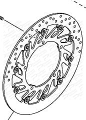YZF-R1 ÖN SAĞ FREN DİSKİ 2009 - 2011