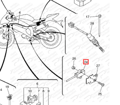 YZF-R6 YAN AYAK SWITCH (2008-2014 MODEL YILLARI)