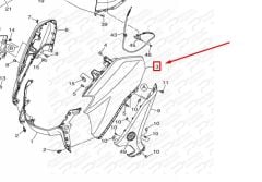 NMAX 155 (2022) SOL KAFA GRENAJI BEYAZ