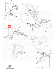 XT660Z TENERE SAĞ ÖN SİNYAL KOMPLE (TÜM MODEL YILLARI ARASI)