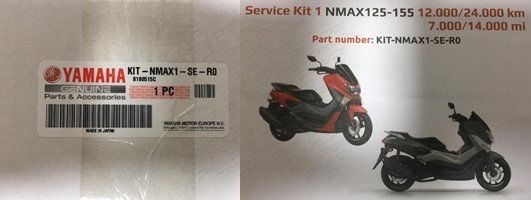 NMAX 125/155 SERVİS KİT 1 (12000-24000 KM)