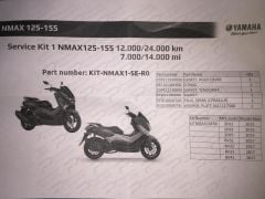 NMAX 125/155 SERVİS KİT 1 (12000-24000 KM)