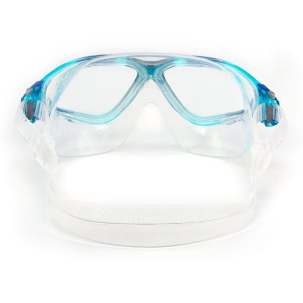 Aquasphere Vista Şeffaf Lens Aqua Gri Yüzücü Gözlüğü