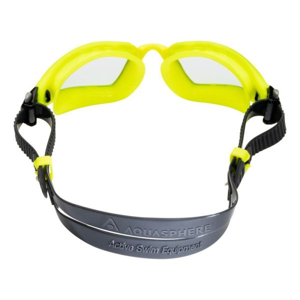 Aquasphere Kayenne Pro Şeffaf Lens Sarı Yüzücü Gözlüğü