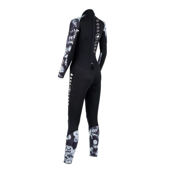 Aqualung Hydroflex Kadın 3mm Dalış Elbisesi Siyah/Gri