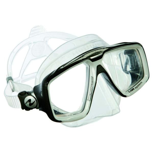 Aqua Lung Look HD Şeffaf Silikon - Buz Beyazı Dalış Maskesi