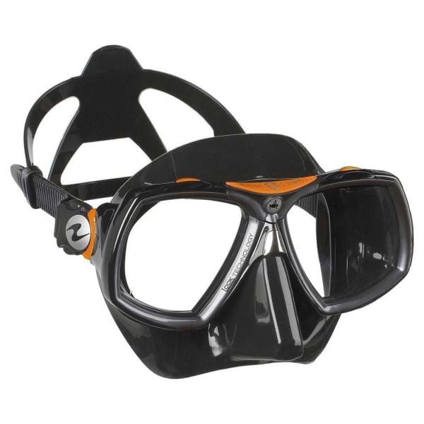 Aqua Lung Look 2 Siyah Silikon Turuncu Dalış Maskesi
