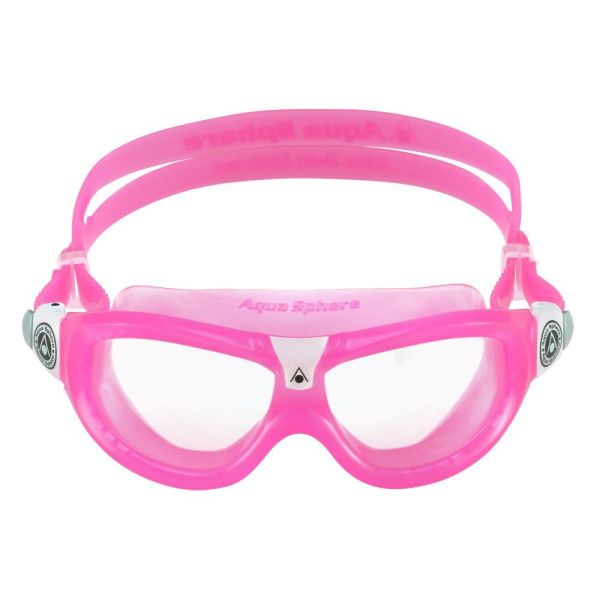 Aqua Sphere Seal Kid2 Pembe Şeffaf Lensli Yüzücü Gözlüğü