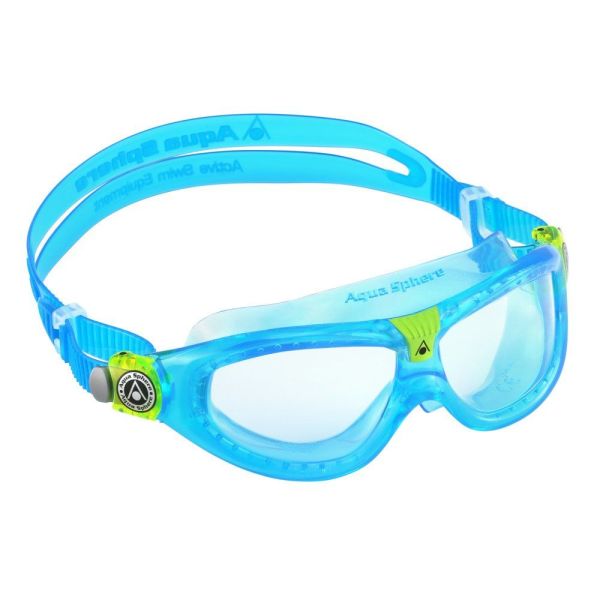 Aqua Sphere Seal Kid2 Aqua Şeffaf Lensli Yüzücü Gözlüğü