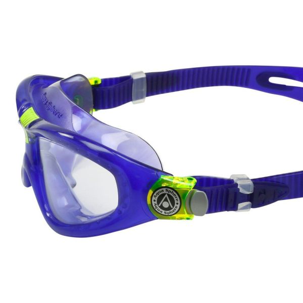Aqua Sphere Seal Kid2 Violet Şeffaf Lensli Yüzücü Gözlüğü