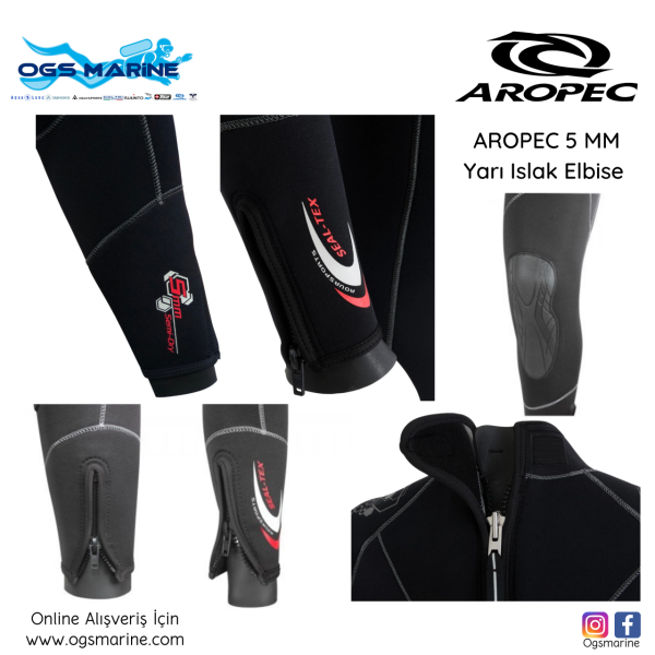 Aropec Ultimate 5 MM Unisex Yarı Islak Elbise