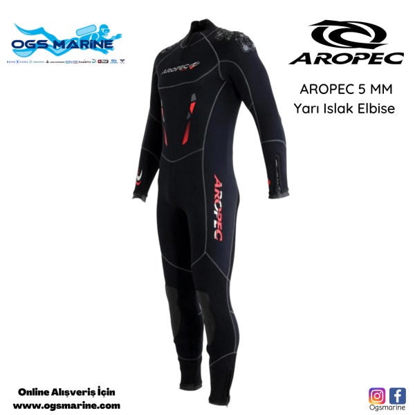 Aropec Ultimate 5 MM Unisex Yarı Islak Elbise