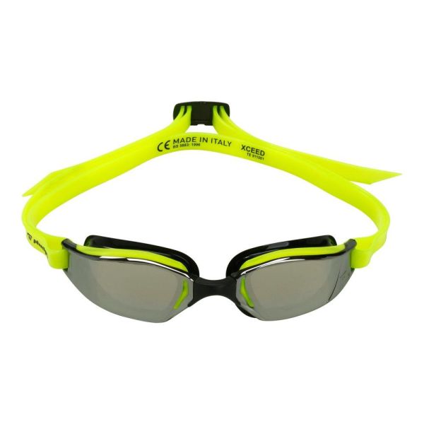 Phelps Xceed Aynalı Lens Sarı Siyah Yüzücü Gözlüğü