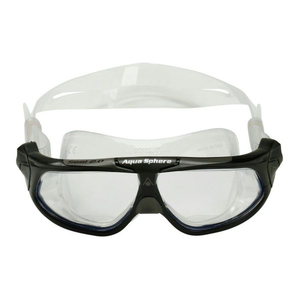 Aqua Sphere Seal 2.0 Şeffaf Lens Siyah Gri Yüzücü Gözlüğü