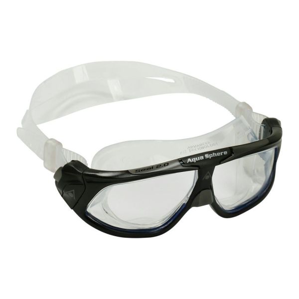 Aqua Sphere Seal 2.0 Şeffaf Lens Siyah Gri Yüzücü Gözlüğü