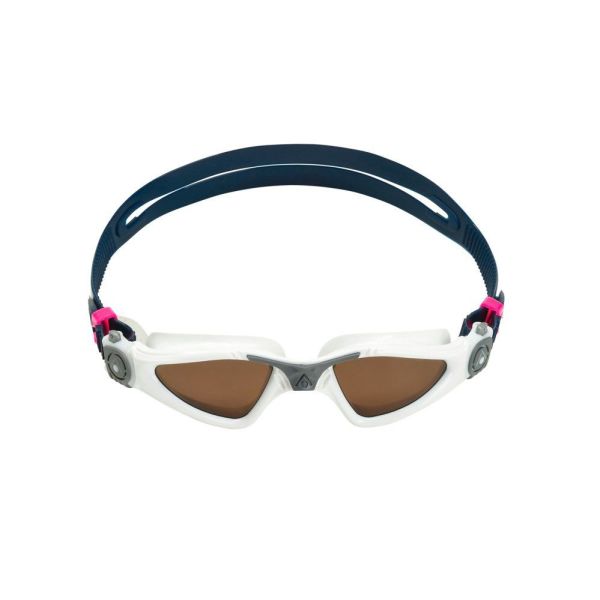 Aqua Sphere Kayenne Small Polarize Lens Kahve Beyaz Yüzücü Gözlüğü