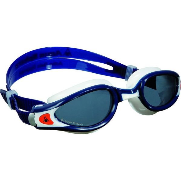 Aqua Sphere Kaiman Exo Koyu Lens - Mavi/Beyaz Yüzücü Gözlüğü