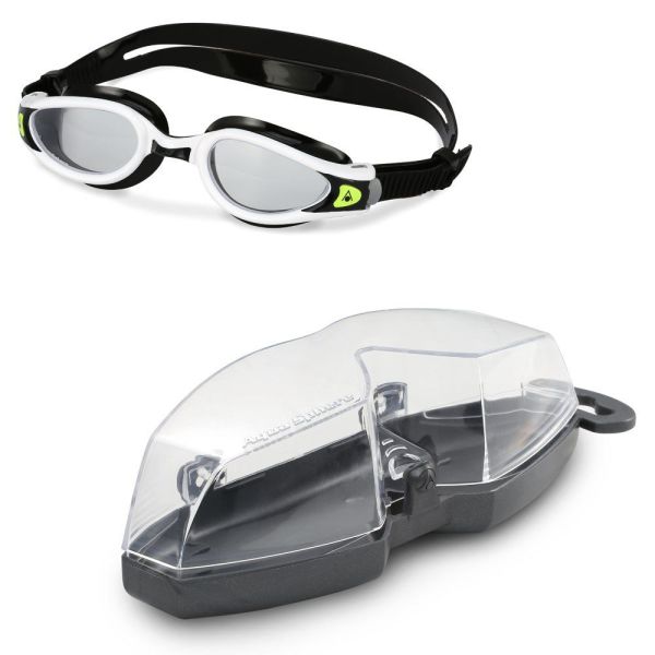 Aqua Sphere Kaiman Exo Şeffaf Lens - Beyaz/Siyah Yüzücü Gözlüğü
