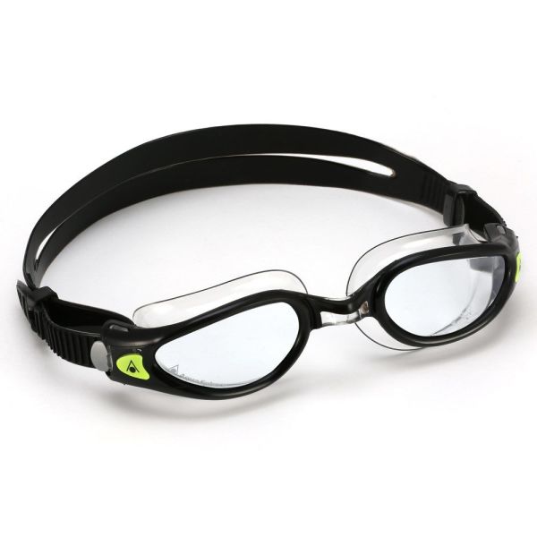 Aqua Sphere Kaiman Exo Şeffaf Lens - Siyah/Şeffaf Yüzücü Gözlüğü