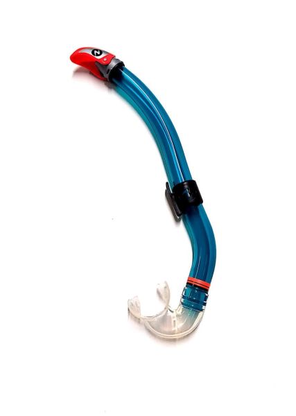 Aqua Lung Air Dry Şeffaf - Mavi Şnorkel