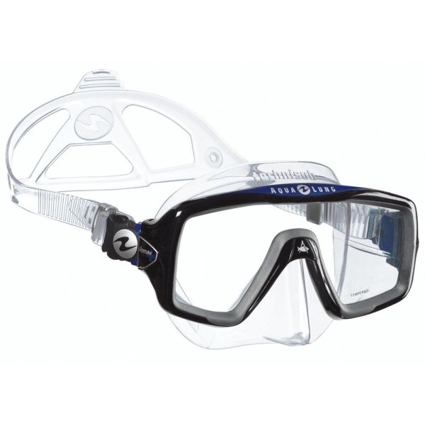 Aqua Lung Ventura + Şeffaf Mavi Dalış Maskesi