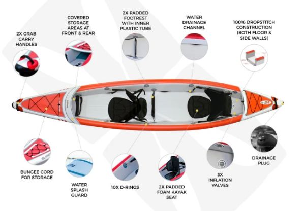 ZEBEC KAYAK SLIDER ŞİŞME KANO