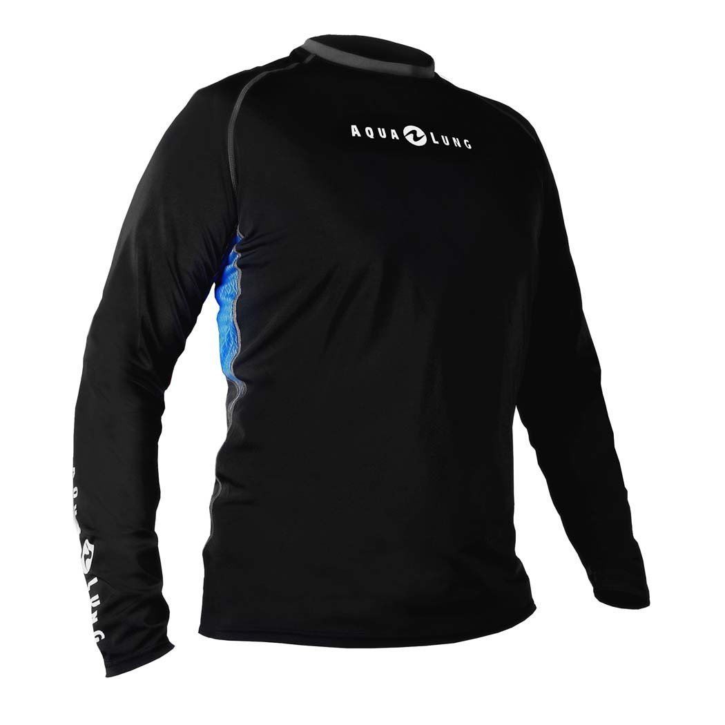 Aqua Lung Rashguard Lf Siyah/Blue Uzun Kol Erkek