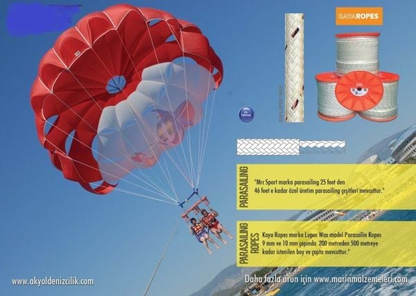 KAYA PARASAILING ROPES 400mtX10mm