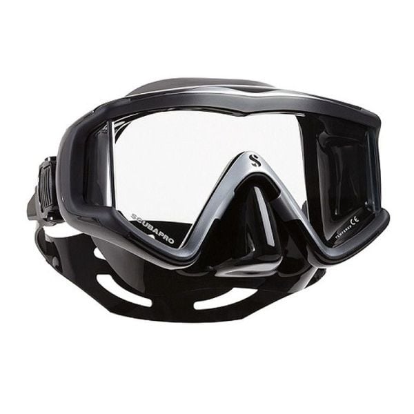 Crystal Vu Siyah Silikon Gri Maske