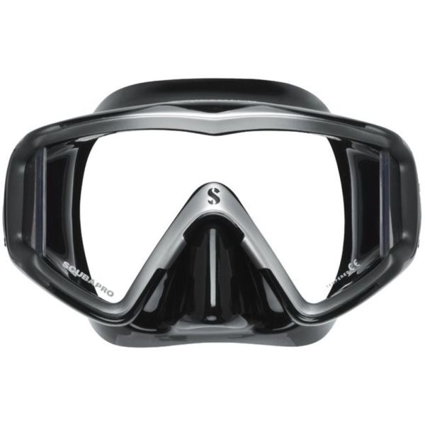 Crystal Vu Siyah Silikon Gri Maske